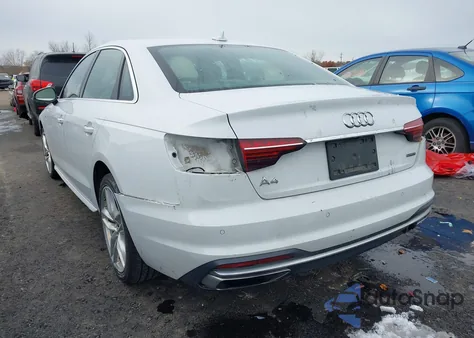 2020 Audi A4 Premium Plus 45 Tfsi Quattro S Tronic from USA, damaged, VIN WAUENAF49LN010540